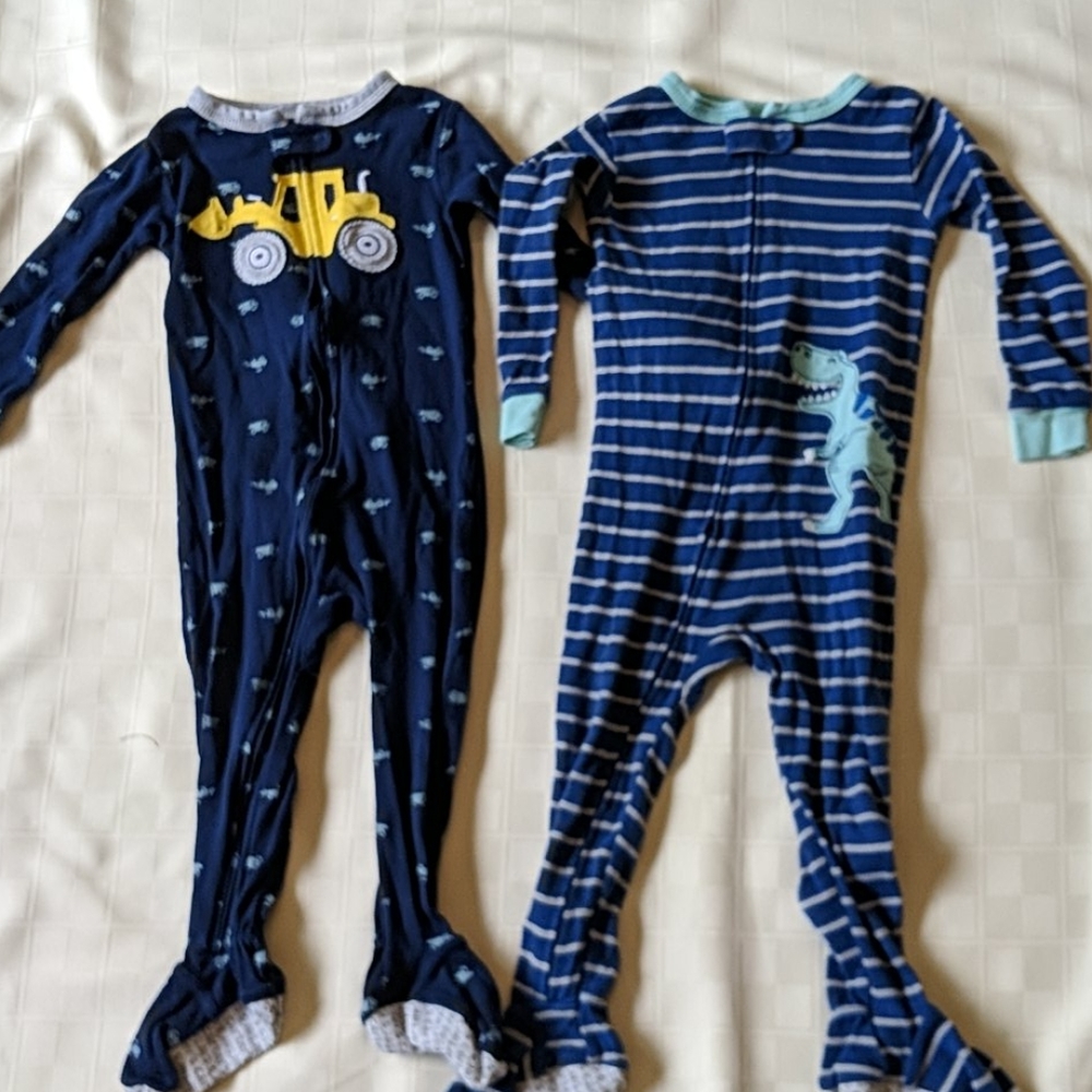 Boy 24 month footie pajamas